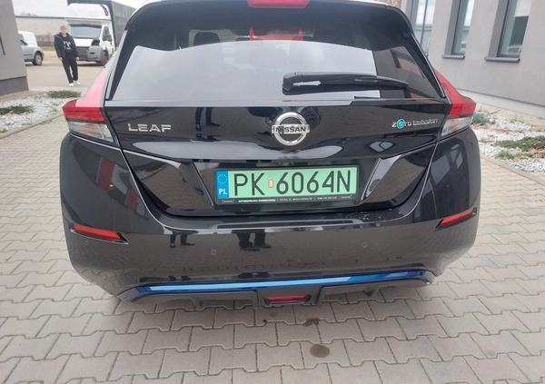 Nissan Leaf cena 75900 przebieg: 91000, rok produkcji 2019 z Kalisz małe 37